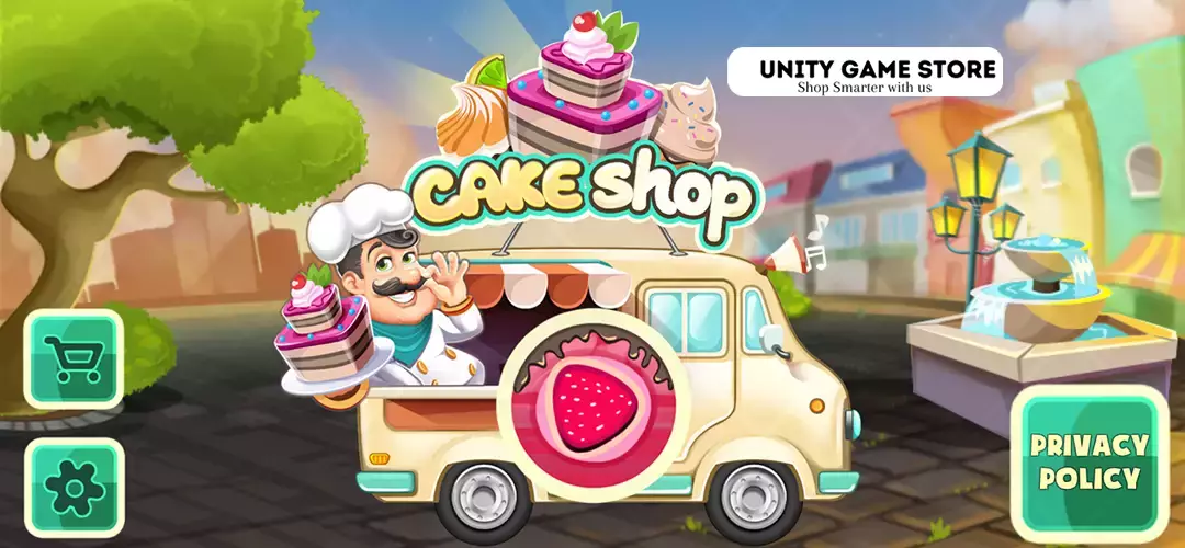 Cake Shop Bakery Chef Story Unity Game Source Code