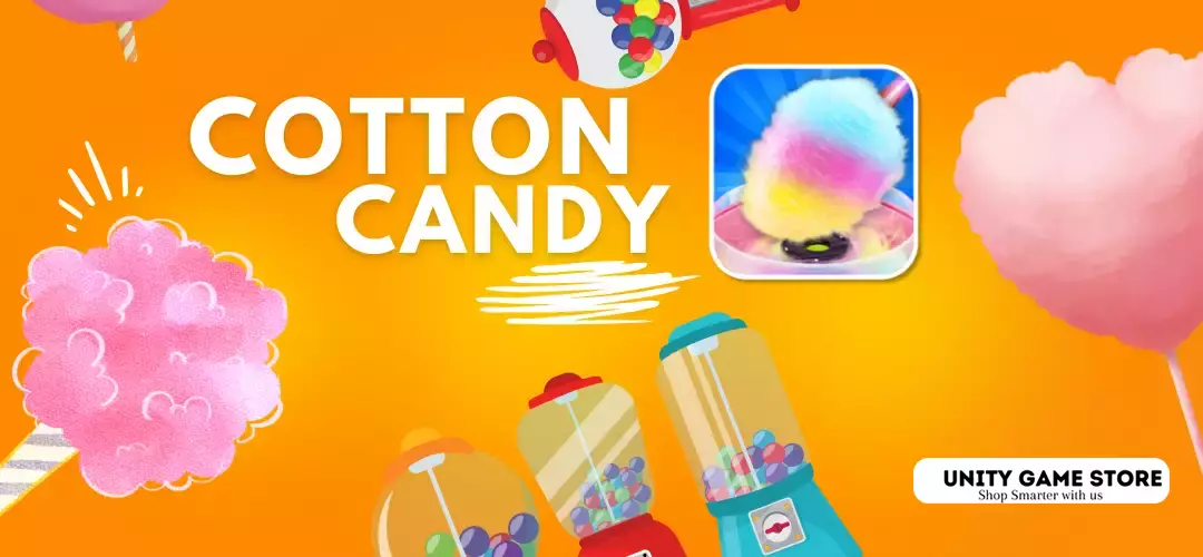 Cotton Candy Maker ASMR Buy Unity Source Code view 1