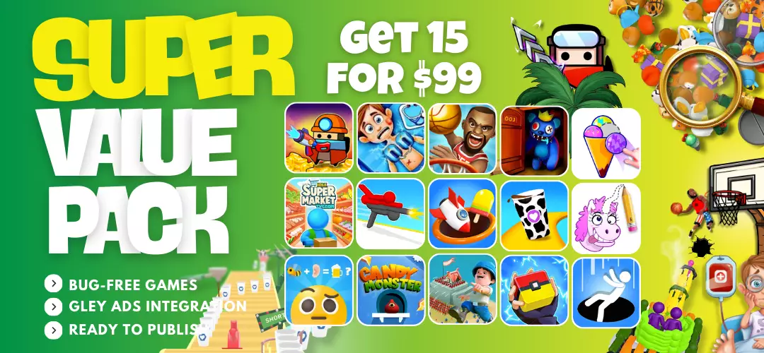 Super Value Pack Top 15 Unity Source Code Deal view 1