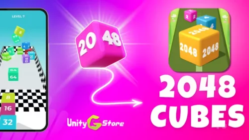 2048 Cube merge Winner Unity Source Code