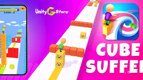 Cube Surfer Unity game Source code - Unity Game Store
