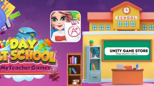 Day At School Teacher Unity game Source code - Unity Game Store