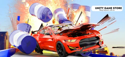 Impossible Car Stunt Unity game Source code - Unity Game Store