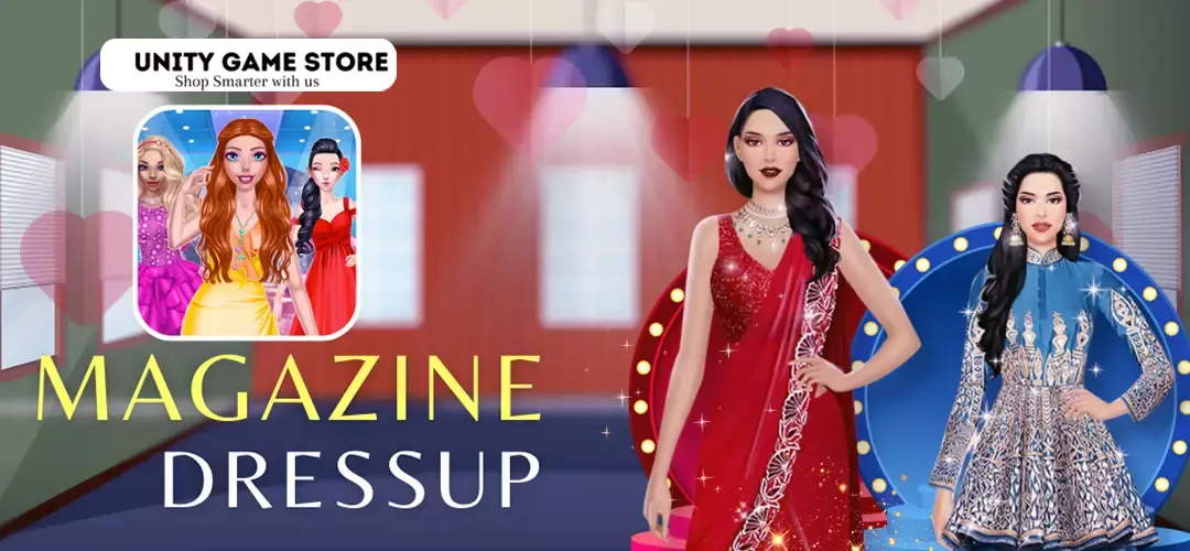 Magazine Dress up Unity game Source code - Unity Game Store