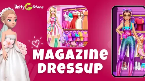 Magazine Dress up Unity game Source code - Unity Game Store