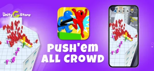 Push em All - Crowd Push Unity game Source code - Unity Game Store