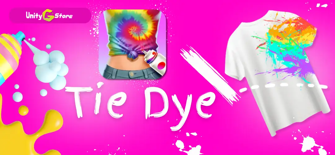 Tie Dye Clothes Unity Source Code