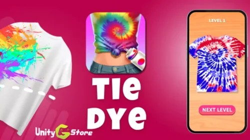 Tie Dye Clothes Unity Source Code