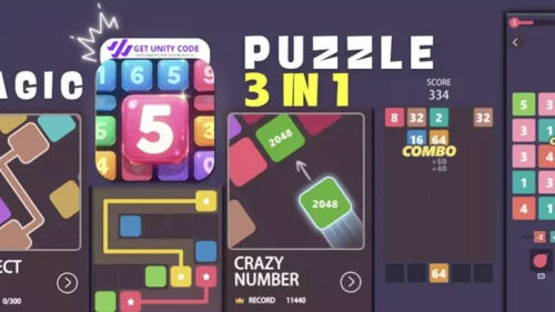 Puzzle Box 3 in 1 – Buy Unity Source Code & Build Your Game