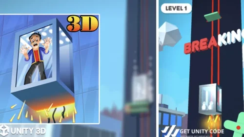 Lift Break - Elevator Fall Unity Source Code